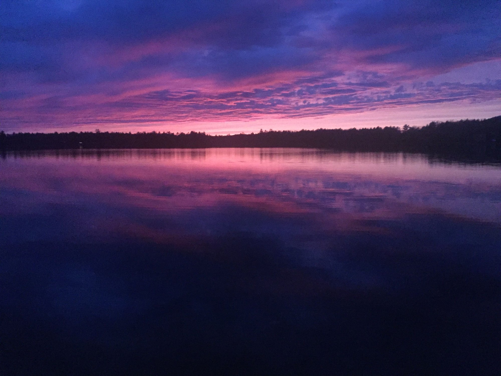 Crazy sunset. Kept changing colors.