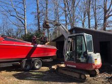 If I remember, it was about 350 $ for the whole weekend. Worked great. If you rent one, just make sure it’s lifting capacity will do the job. 