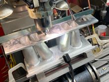 Intake needed some tweaks to fit correctly afer weld up.
