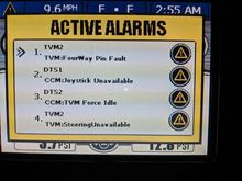 Errors before disconnecting engine