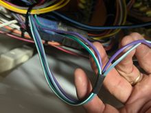 These two wires joining up with the  two “down” wires