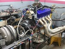 spent a 10 hour day with Dean Nickerson at the dyno running 2 motors. Nice to finally hear them run