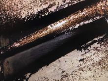 Oil under v-berth.