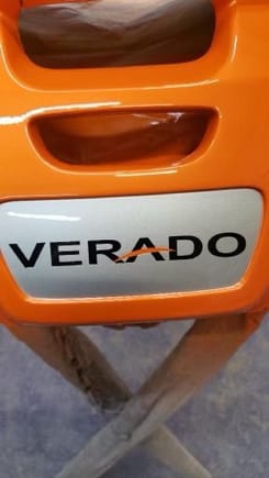 Even matched the orange on the logo 
