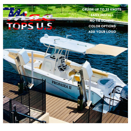 Custom boat shade