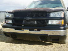 Painted my grill and bumper