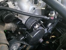 Accessory drive in the truck