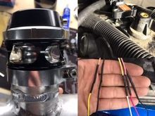 Turbo Smart BOV flange welded on by a friend. 5 Wire MAF converted to IAT and Flex Fuel Sensor pigtails. ZR1 MAP installed.