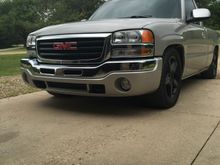 New front bumper painted and on