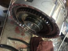 Low reverse/sprag assembly installed