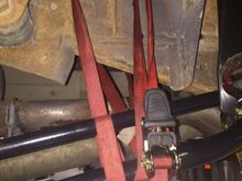 This started out as a temporary fix to hold the bars while i got everything together at the axle, and tightened it all up....