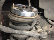 Installed the upper spacer...