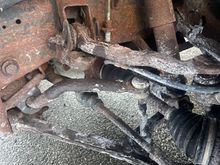 Front suspension … not looking forward to this project at all… but it’s almost all coming out.