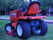 Kubota
   its not a car, but its still cool, 3 Cylinder diesel 16hp, 48 inch hydraulic deck lift