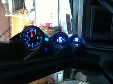 oil pressure, water temp, and trans temp