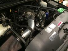 new 4" intake tube with meth nozzle