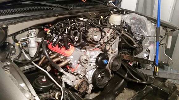 Everything is  almost in.