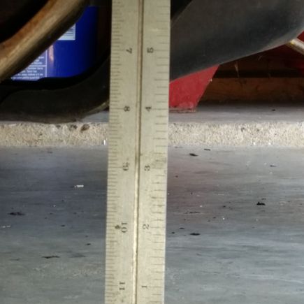 :eek:  Under 4 Inches of clearance