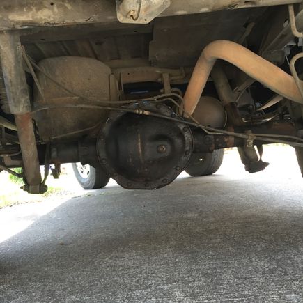 14 bolt in snd finished.  Swap was amazingly easy. Never had to break open brake lines do swapping out drums for my disk was simple. Calipers are canted at 45 degrees and looks a little weird but fit perfect.  Feels good knowing it's better than original.