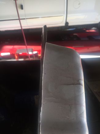 Only slightly bent, i think that was just the worst part of it visually as i unbolted the pan the whole thing kinda shifted as i did....:sigh: