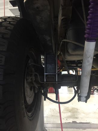 Got new u bolts and blocks installed