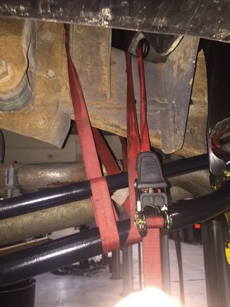 This started out as a temporary fix to hold the bars while i got everything together at the axle, and tightened it all up....