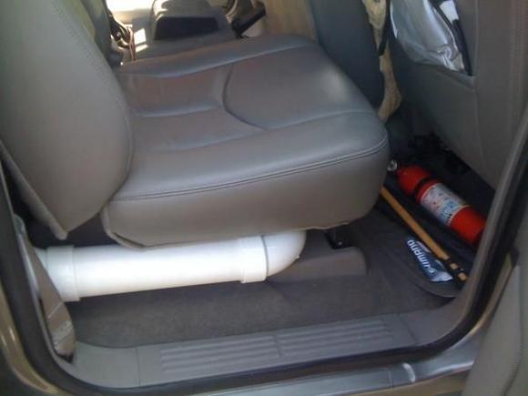 custom ported seat down