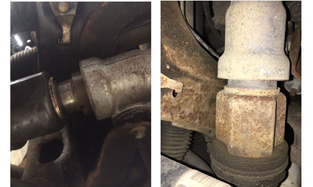 CV joint / half shaft has popped out of the front differential Ranger