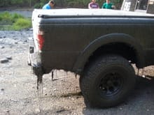not even mud... its like coal or something