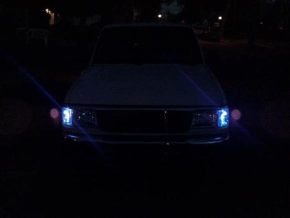 blue flashers