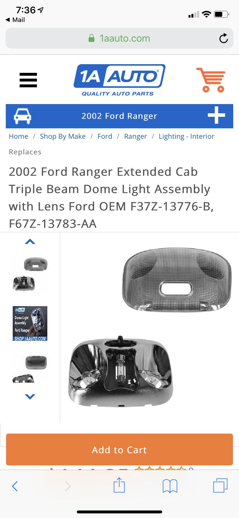 Dome Light Upgrade Is This Oem Ranger Forums The