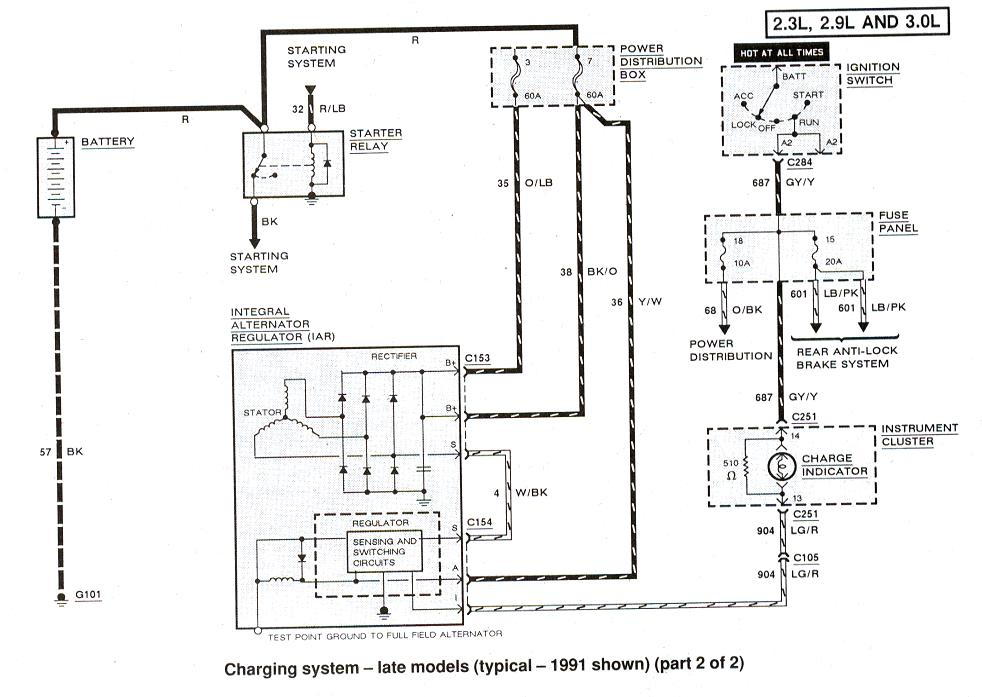 Charging System Not Working Ranger, Ford Charging System Wiring Diagram