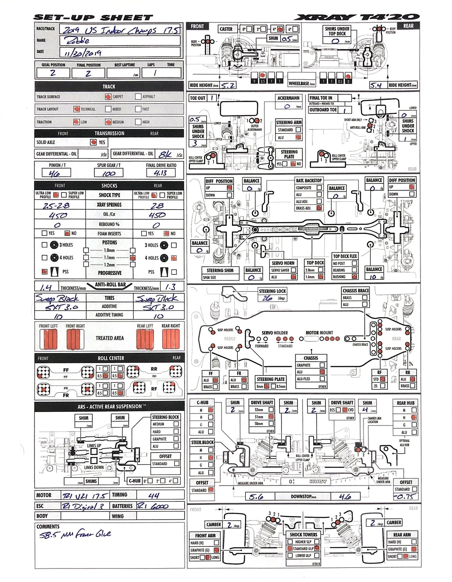 Xray T4 Spec Page 33 R C Tech Forums