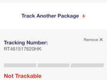 Nope. No luck there either. USPS does identify it as Hong Kong post. But that’s it.   

