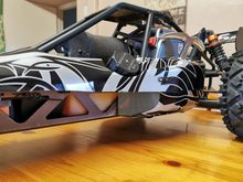 Mesh mod on side pods