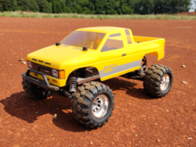 Here's my attempt to recreate a Tamiya King Cab using the extended Stampede chassis platform.