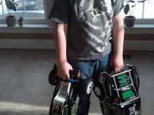 Kolbe with his redone Dominus and his new Kyosho DBX VE 2.0