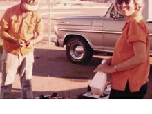 Bill and Reba Steele came out from California to race here in Phoenix once.