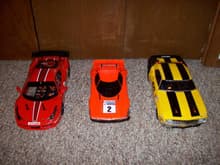 Racing Fleet:
Hot Bodies Cyclone USGT Ferrari 458
Tamiya M05 Lancia Stratos
3Racing Sakura XI VTA Camaro