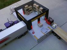birds eye view of my cross dock service warehouse