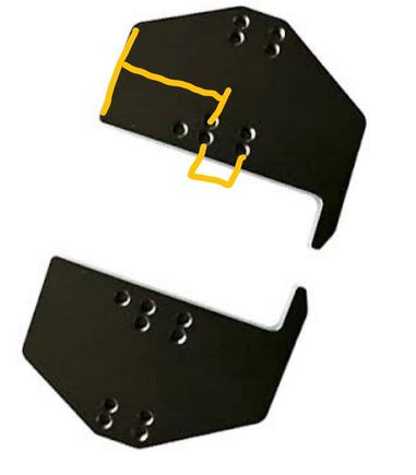 I would like to know the dimensions of the center to center holes and the inner edge to inner mounting hole.

Thank you in advance. 