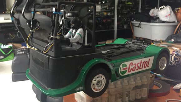 Naked with CAB off. cages is useful for mounting the font blinkers and tidying the cables.