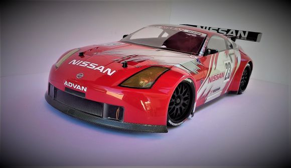 Hpi Carbon Super Nitro Rs4 Nissan 350Z Nismo GT.