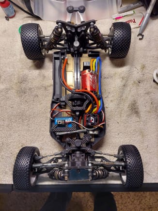 Chassis with electronics 