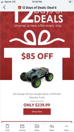 For all the problems HPI has had. At least they haven’t screwed up a discontinued the XS. At that price it’s almost tempting to get a second one 