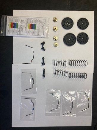 spare spurs and pinions, sway bars and buggy green springs