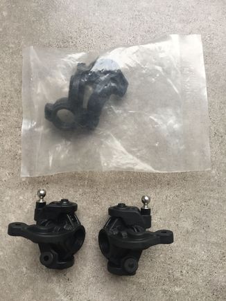 New never used made up caster and steering arms . Pins and ball studs . 

$20