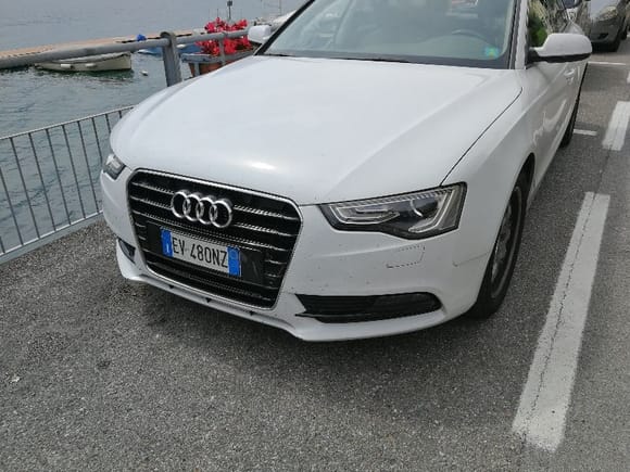 My brother's ride we ended up using on our excursion on lake Como. Audi A5