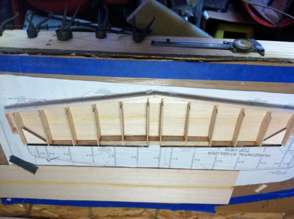182 Cessna build in progress rear stab