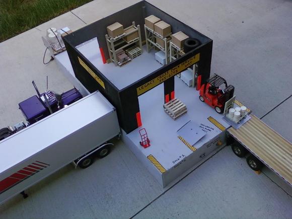birds eye view of my cross dock service warehouse